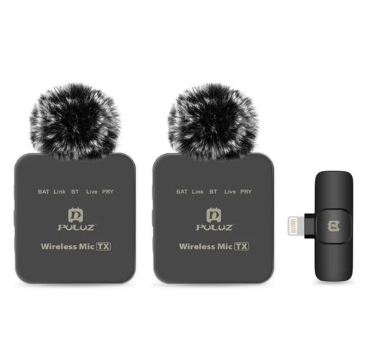 PULUZ Wireless Lavalier Microphone for Mobile Phone - 2 8Pin