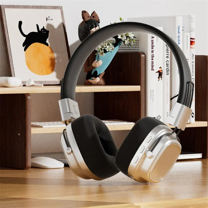 Retro On-Ear Wireless Headset Bluetooth