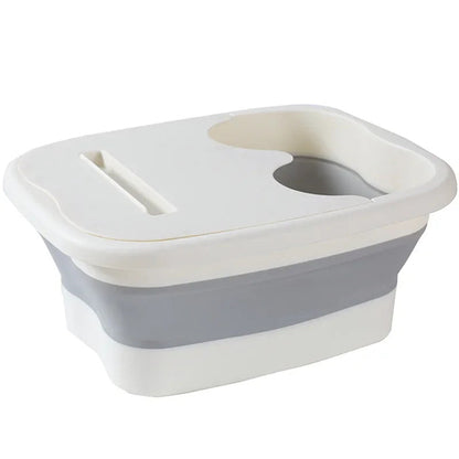 Foldable Footbath Massage Bucket Soaking Bucket Folding Basin Spa Foot